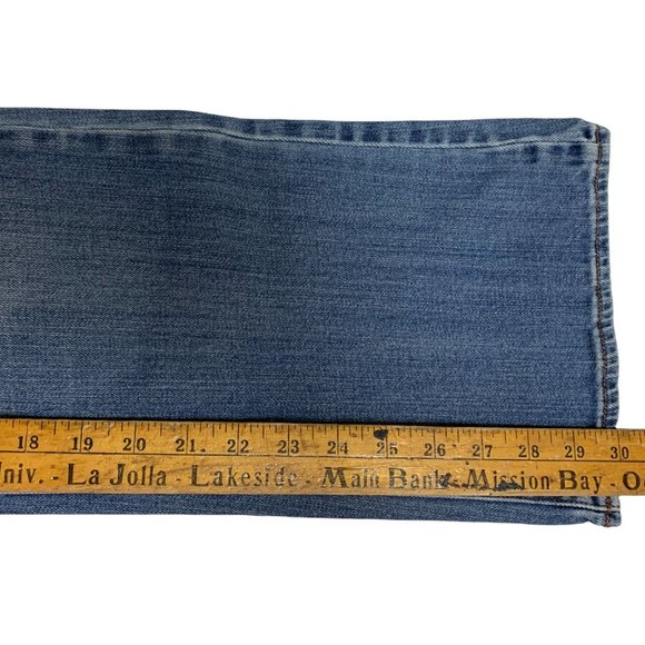 Lucky Brand Sofia Boot Ankle Womens Jeans Tag 8/29 Blue Cropped Mid-Rise W30xL30 - Picture 7 of 12